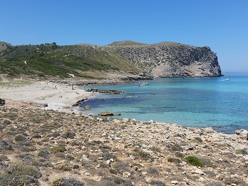 Way arriving S'Arenalet d'es Verger