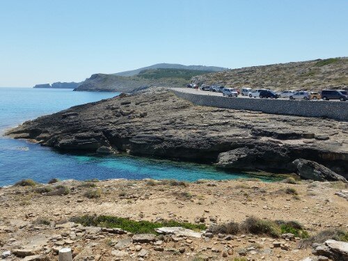 Starting point at Cala Estreta