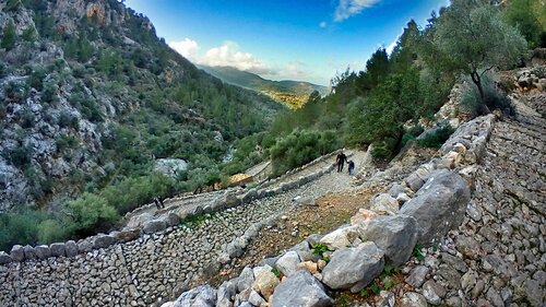 Ses Voltetes en el Barranc de Biniaraix