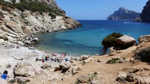 Steinstrand Cala Bóquer