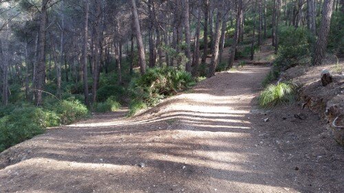 crossing way to Cova Tancada