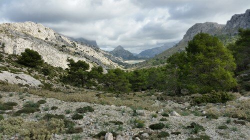 Aussicht zu Cuber vom Coll de L'Ofre